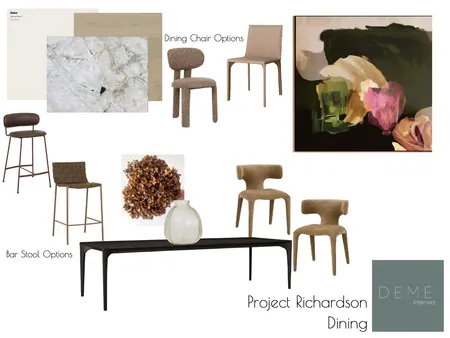 Project Richardson - Dining Interior Design Mood Board by Demé Interiors on Style Sourcebook