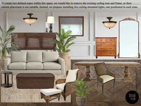 LIVING + DINING - DIGGLE Interior Design Mood Board by Toni and Co on Style Sourcebook