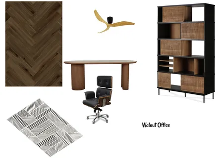 Walnut Office Interior Design Mood Board by ThirdPyramidDesigns on Style Sourcebook