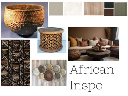 African Inspo Mood Board - Mod 3 Interior Design Mood Board by nthomp804 on Style Sourcebook