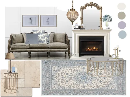 French Provincial Interior Design Mood Board by by Jenelle Suarez on Style Sourcebook