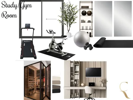 Study/Gym moodboard Interior Design Mood Board by dimakatso on Style Sourcebook