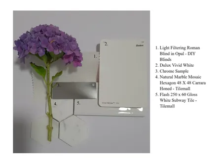 Wyralla Road Bathroom Materials Board Interior Design Mood Board by botany75 on Style Sourcebook