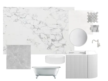 Arabescato Borghini - Bathroom Interior Design Mood Board by TALOSTONE on Style Sourcebook