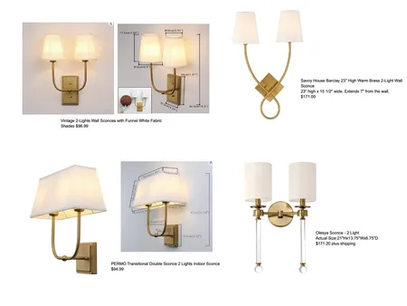 Haymond Wall Lighting Interior Design Mood Board by jackiesteward on Style Sourcebook