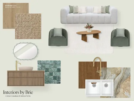 Lambs Ear Green Interior Design Mood Board by Interiors by Brie on Style Sourcebook