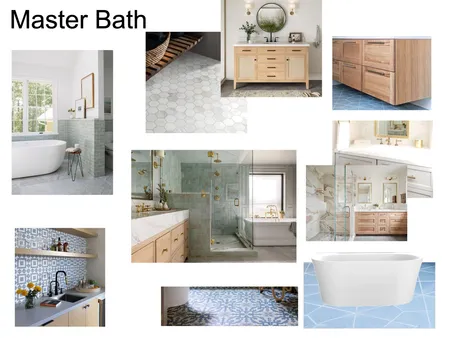 Primary Bathroom (Draft) Interior Design Mood Board by MTLuppino@gmail.com on Style Sourcebook