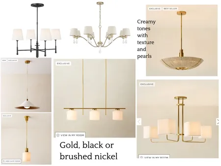 Neutral chandeliers and pendants Interior Design Mood Board by Lili Cline on Style Sourcebook