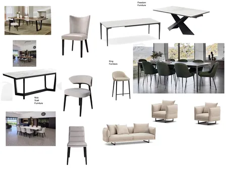 Dining Options Interior Design Mood Board by IIDR Interior Design on Style Sourcebook