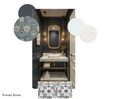 Powder Room Interior Design Mood Board by Amanda Webb on Style Sourcebook