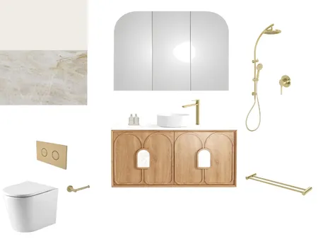 Warm Neutrals Gold Interior Design Mood Board by Tania's Designs on Style Sourcebook