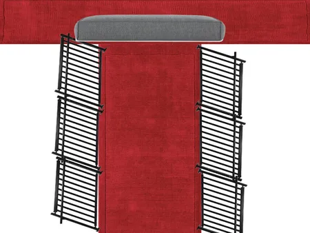 Drama Red carpet set up Interior Design Mood Board by Bazy on Style Sourcebook