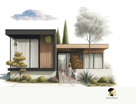 front elevation Interior Design Mood Board by De Novo Concepts on Style Sourcebook