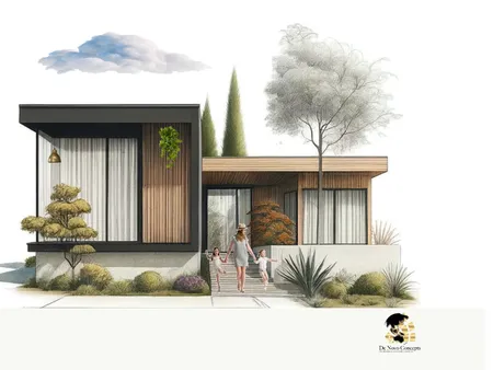 front elevation Interior Design Mood Board by De Novo Concepts on Style Sourcebook