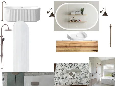 Green ensuite Interior Design Mood Board by kathok on Style Sourcebook