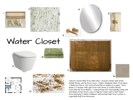 Wash Closet Interior Design Mood Board by Rneyazi on Style Sourcebook