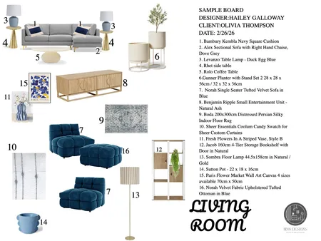 sample board Interior Design Mood Board by haileyg on Style Sourcebook
