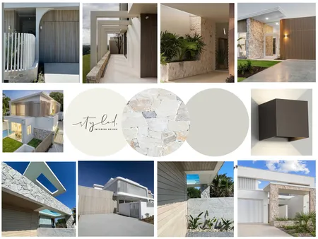 Mark Mangan - Exterior Mood Board Interior Design Mood Board by Styled Interior Design on Style Sourcebook