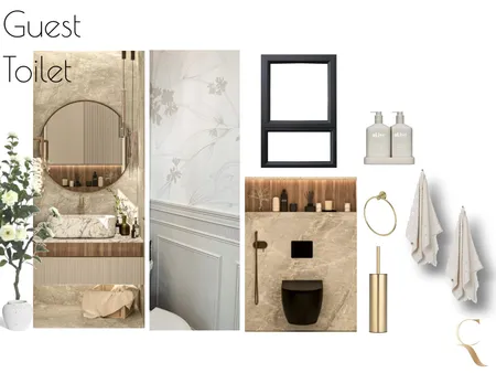 Midstream Guest toilet Interior Design Mood Board by dimakatso on Style Sourcebook