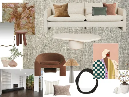 Project Nicholls - concept main living Interior Design Mood Board by Meraki Interiors on Style Sourcebook