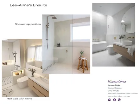 Lee_Anne's Ensuite 2 Interior Design Mood Board by Accent on Colour on Style Sourcebook