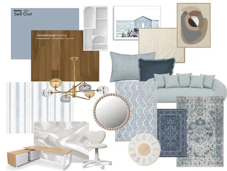 blue Interior Design Mood Board by shurmn on Style Sourcebook