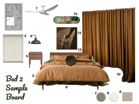Paggington Terrace House Victorian Bedroom 2 Sample Board Interior Design Mood Board by Dune Drifter Interiors on Style Sourcebook