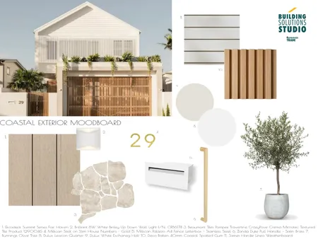 Exterior Moodboard - Coastal Interior Design Mood Board by bsschwh@bunnings.com.au on Style Sourcebook