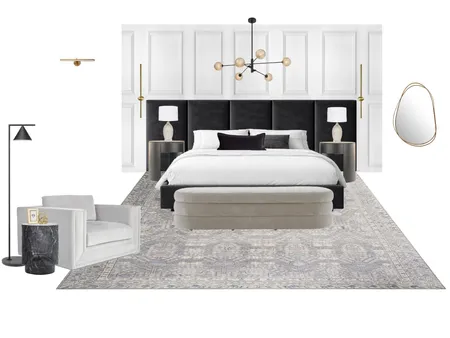 Art Deco Contemporary Luxe Master 1 Interior Design Mood Board by lisahardie on Style Sourcebook