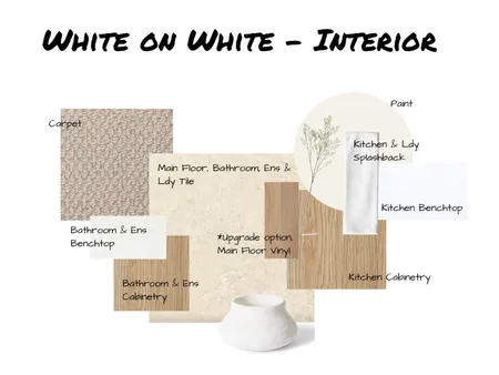 White on White Interior Colour Board Interior Design Mood Board by HerHaus Designs
