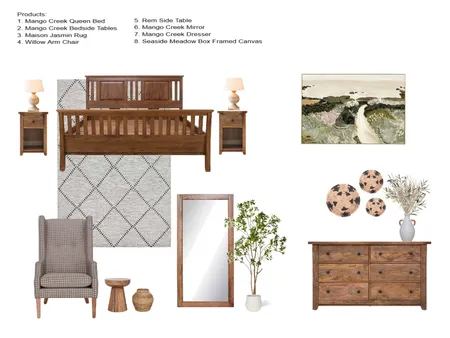 farmhouse bedroom Interior Design Mood Board by Skygate on Style Sourcebook