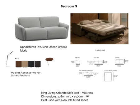 Bedroom 3 Interior Design Mood Board by Lets See Design on Style Sourcebook