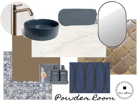 Longacre Powder Room Interior Design Mood Board by CloverInteriors on Style Sourcebook