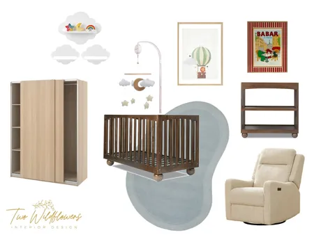 Louie Nursery Room Interior Design Mood Board by blukasik on Style Sourcebook