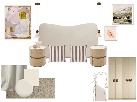 Montrose Master Bedroom Interior Design Mood Board by Jorja Clair Interiors on Style Sourcebook