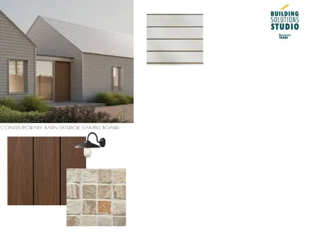 Contemporary Barn - Exterior Sample Board Interior Design Mood Board by bsschwh@bunnings.com.au on Style Sourcebook