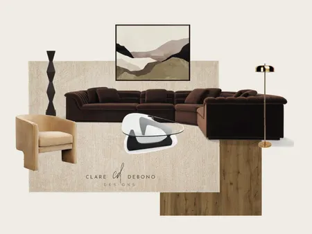 Living room Interior Design Mood Board by Studio IX on Style Sourcebook
