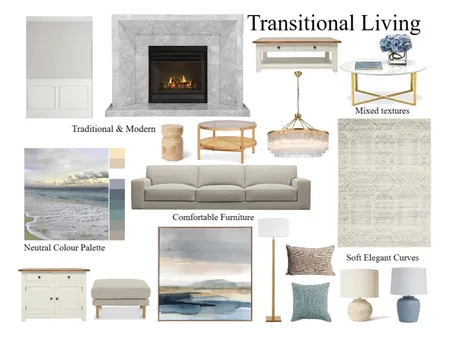 Transitional Interior Design Mood Board by Svensson Creative on Style Sourcebook