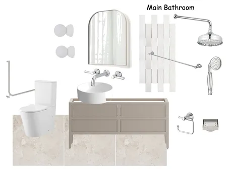 Carnegie - Main Bathroom Interior Design Mood Board by ADS Property Pty Ltd on Style Sourcebook