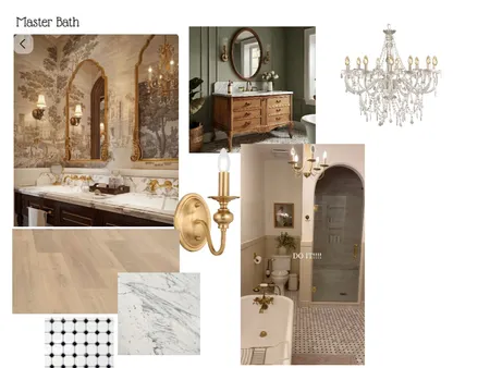 Master Bath Interior Design Mood Board by House of Serena Smith Designs on Style Sourcebook