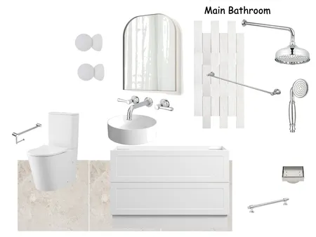 Carnegie - Main Bathroom Interior Design Mood Board by ADS Property Pty Ltd on Style Sourcebook