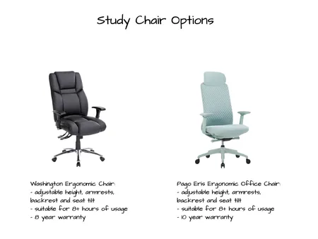 Office Chair Options Interior Design Mood Board by Six Castle Designs on Style Sourcebook