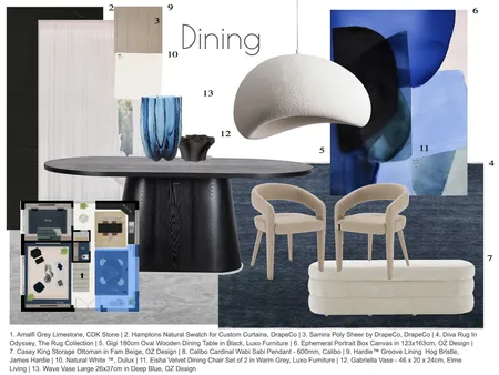 Dining Interior Design Mood Board by thebeafactor on Style Sourcebook