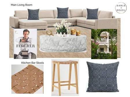 Main Living Room Interior Design Mood Board by Sable + Soleil on Style Sourcebook