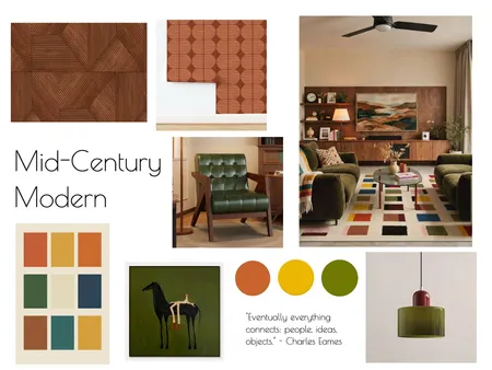 Mid Century Modern Interior Design Mood Board by BJSchmid11 on Style Sourcebook