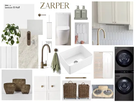 Laundry Interior Design Mood Board by Zarper Interiors on Style Sourcebook