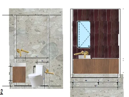 Powder Room 2.0 Interior Design Mood Board by Cobblestone Studios on Style Sourcebook