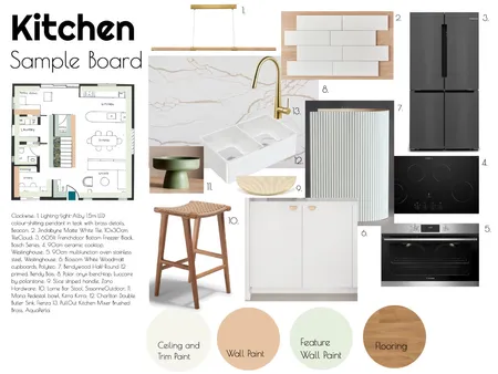 Tanya Smith.Assignment9.Kitchen.Final Interior Design Mood Board by TanyaS on Style Sourcebook