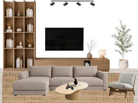 Living  - Modernidad Organica y Calida Estante Madera 2 Interior Design Mood Board by Daibrojt on Style Sourcebook