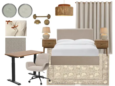 Aylward Road - guest bedroom opt 5 Interior Design Mood Board by Rocky Cove Interiors on Style Sourcebook